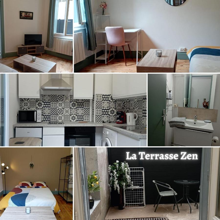 La Terrasse Zen Dacher - Superbe Appartement 30 M2 Tout Equipe Avec Terrasse Coeur Vichy Proche Gare Thermes Cures Eksteriør bilde